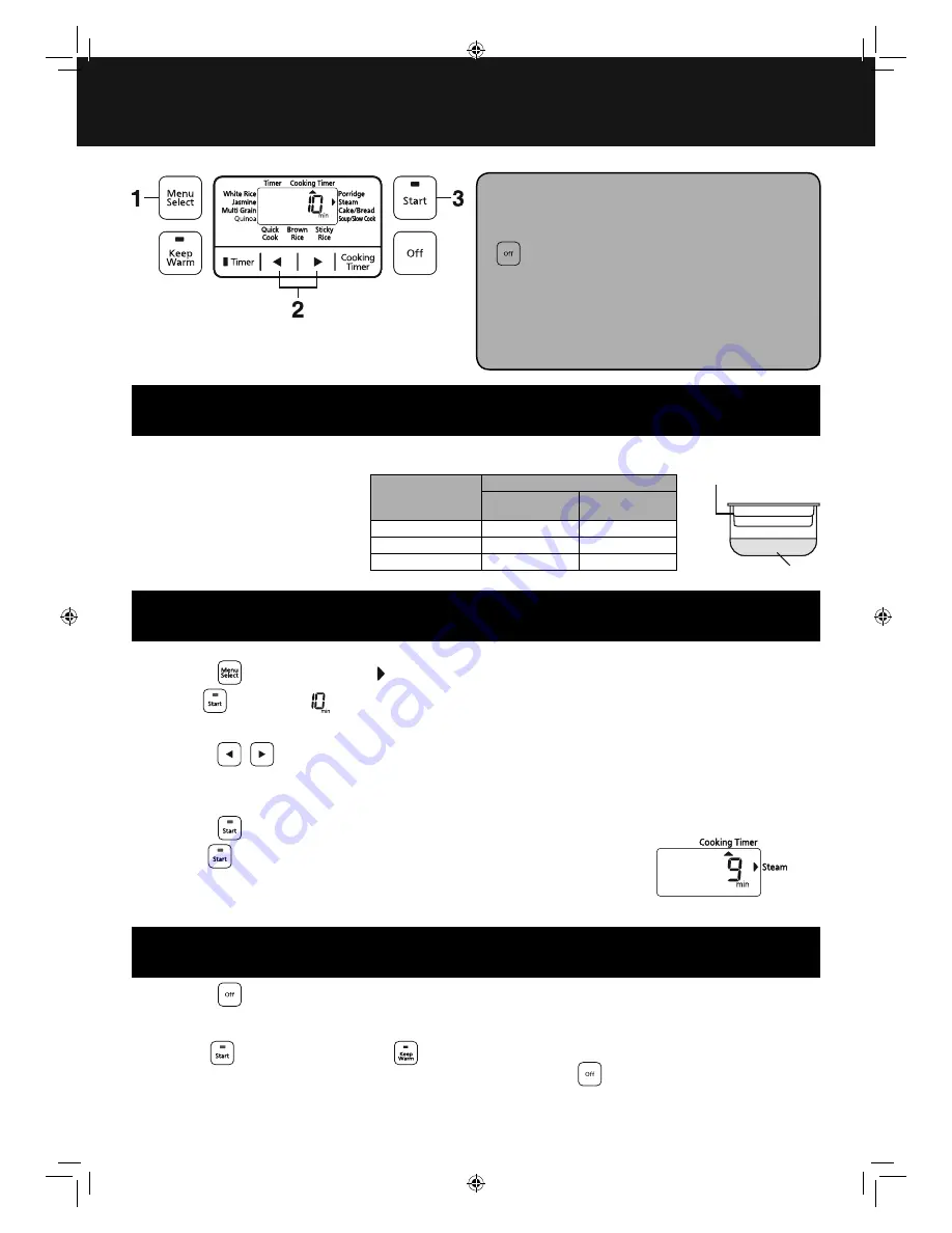 Panasonic SR-ZX185 Operating Instructions Manual Download Page 12