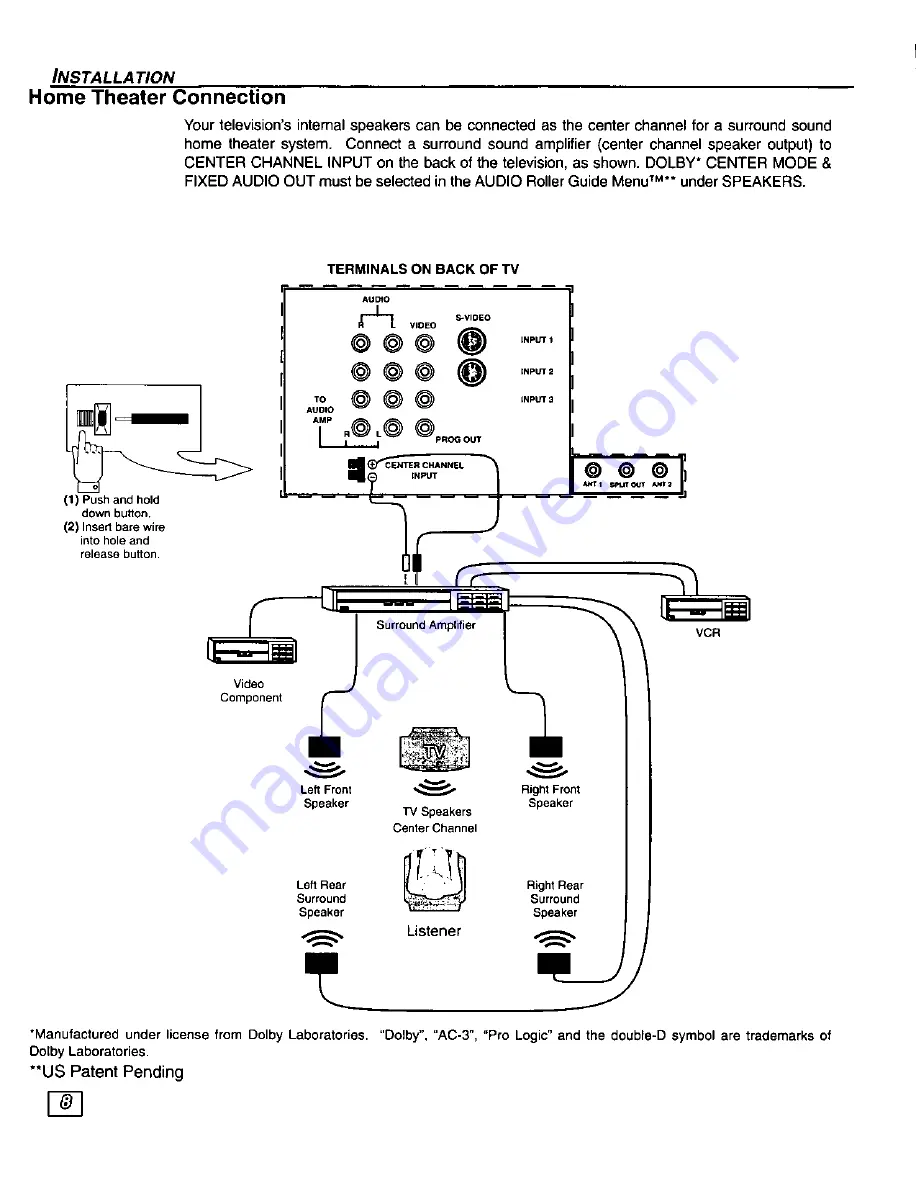 Panasonic SuperFlat CT-36SF36 Operating Manual Download Page 10