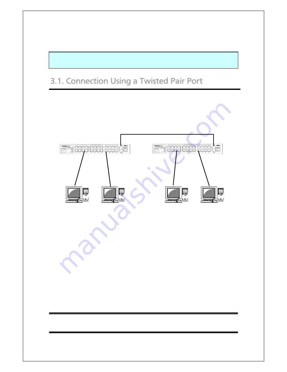 Panasonic Switch-M48eG Operation Manual Download Page 22