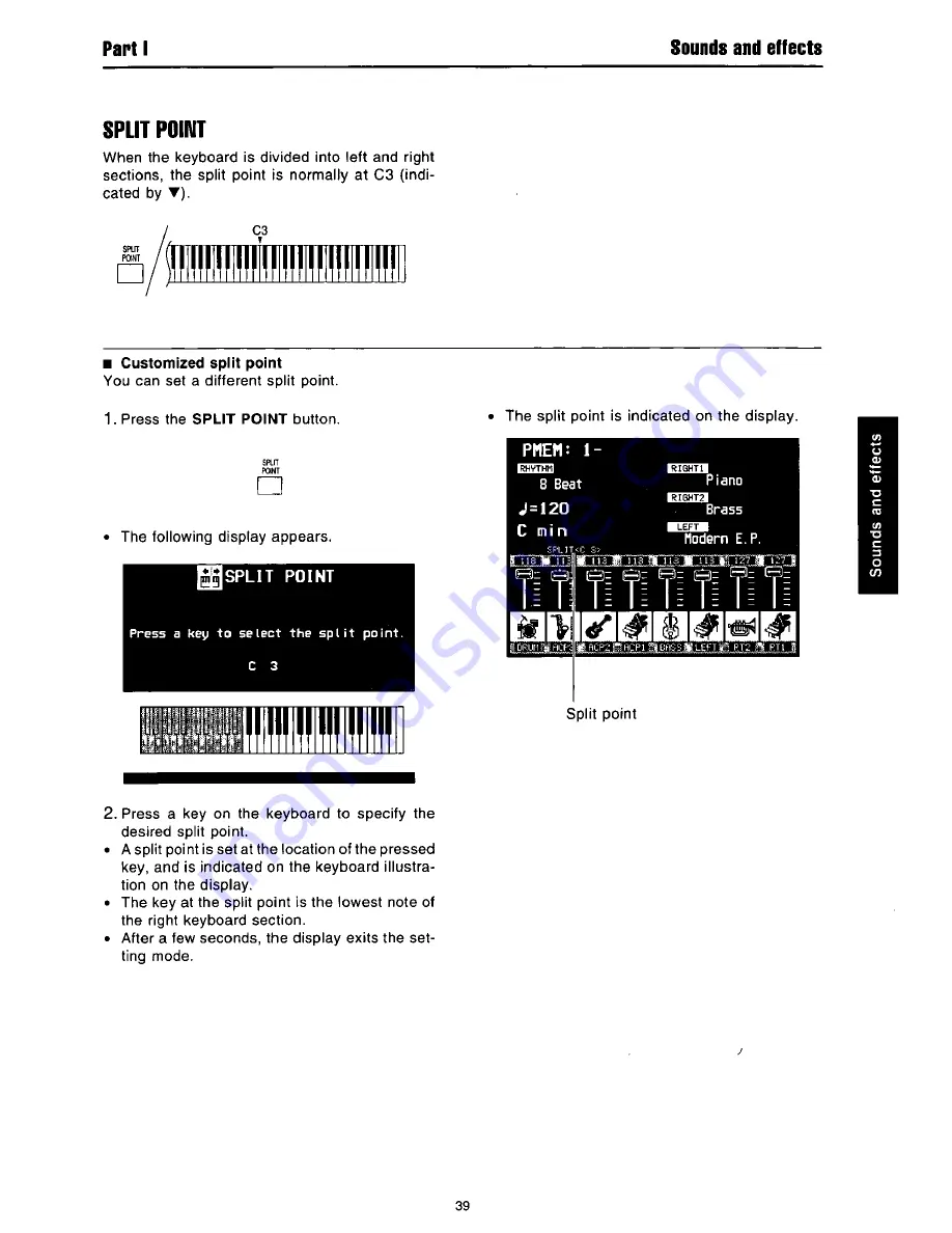 Panasonic SXKN1600 - ELECTRONIC KEYBOARD Скачать руководство пользователя страница 39