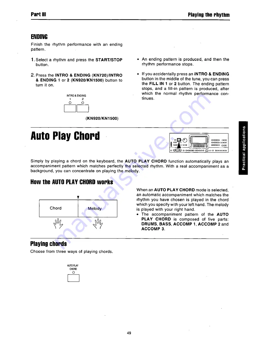 Panasonic SXKN930 - ELECTRONIC KEYBOARD Owner'S Manual Download Page 51