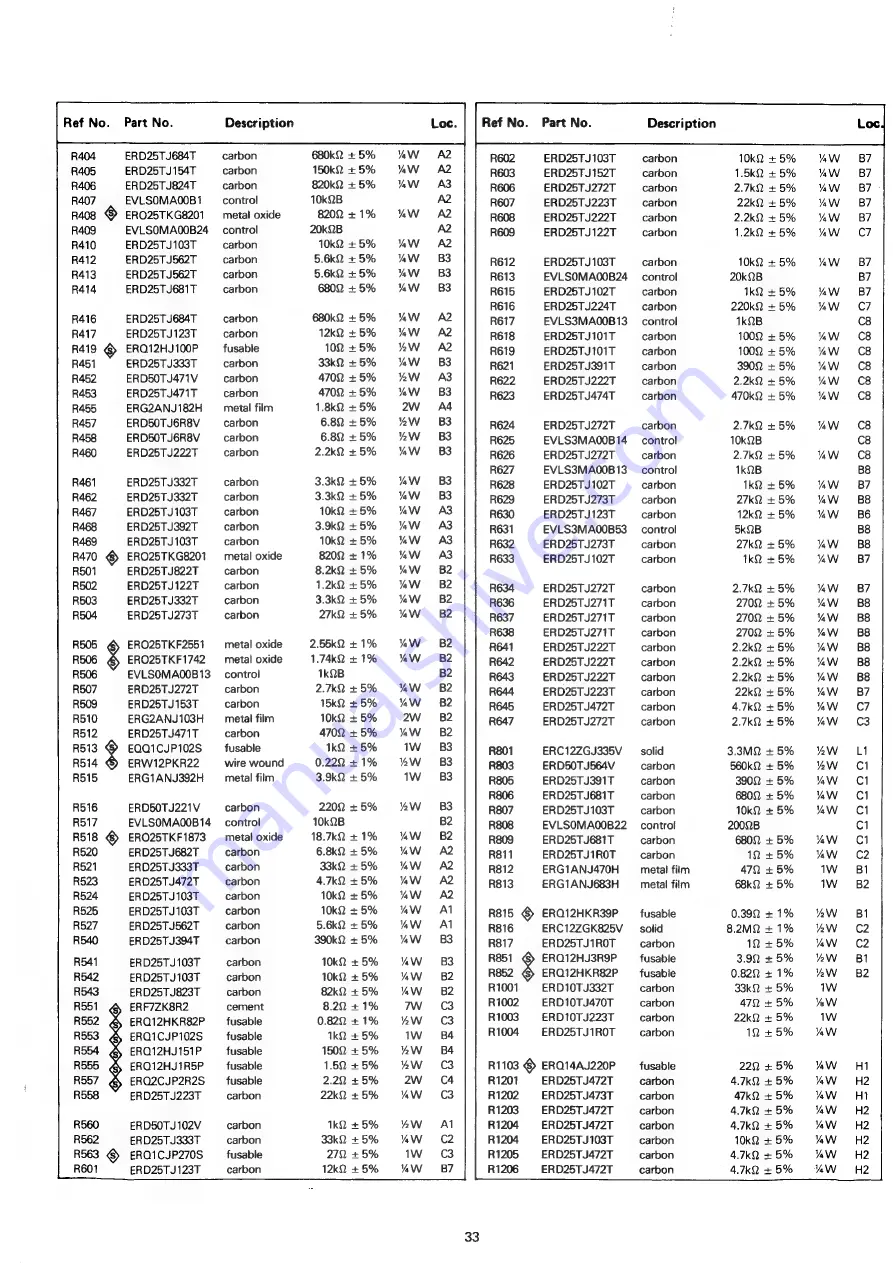 Panasonic TC-1635UR Service Manual Download Page 29