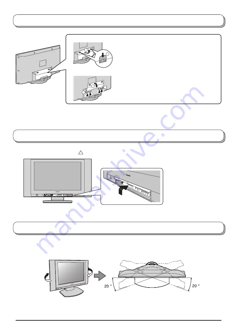 Panasonic TC-26LX1H Operating Instructions Manual Download Page 6