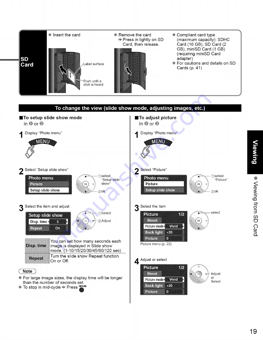 Panasonic TC-32LX85 Operating Manual (English Скачать руководство пользователя страница 19