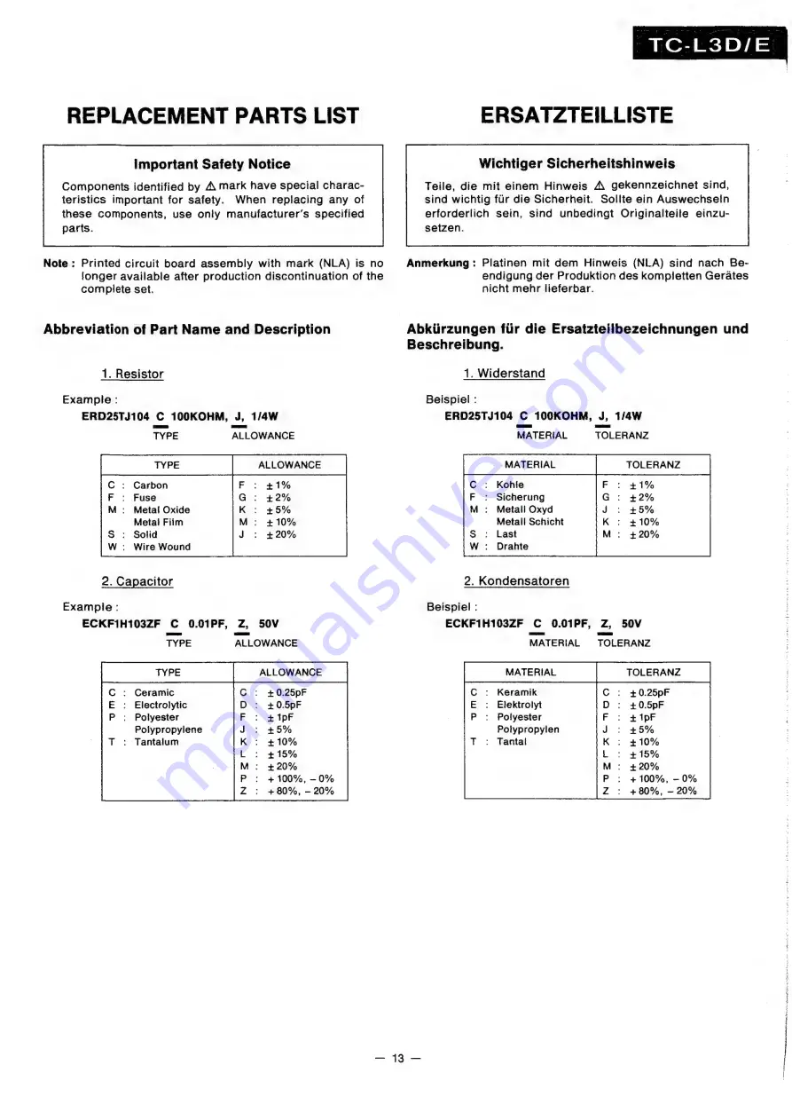 Panasonic TC-L38D Service Manual Download Page 16