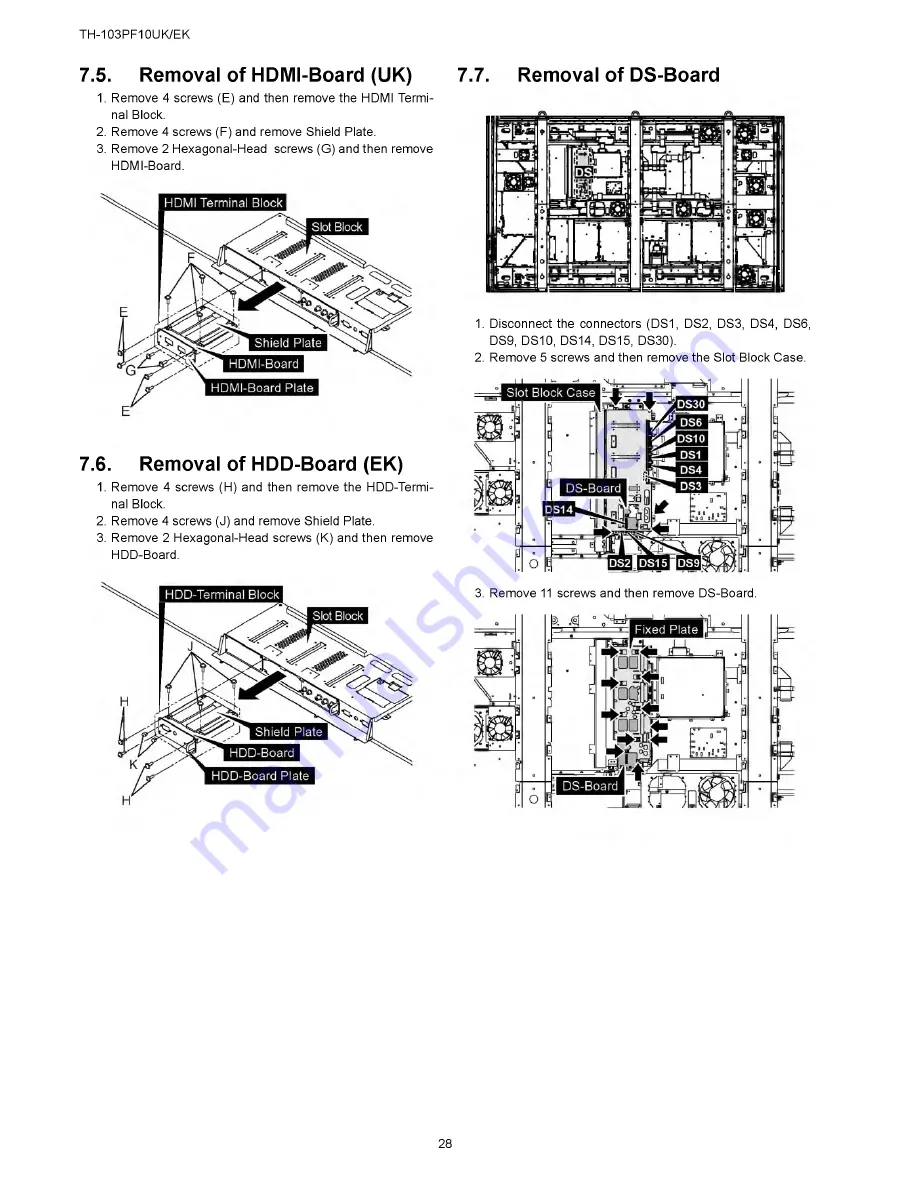 Panasonic TH-103PF10UK - 103