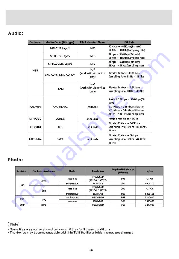 Panasonic TH-32HSSSOK Operating Instructions Manual Download Page 26