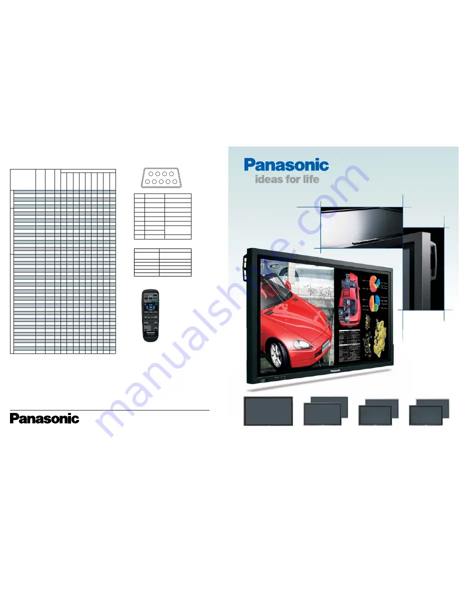 Panasonic TH-42PHD7WK/WS Скачать руководство пользователя страница 1