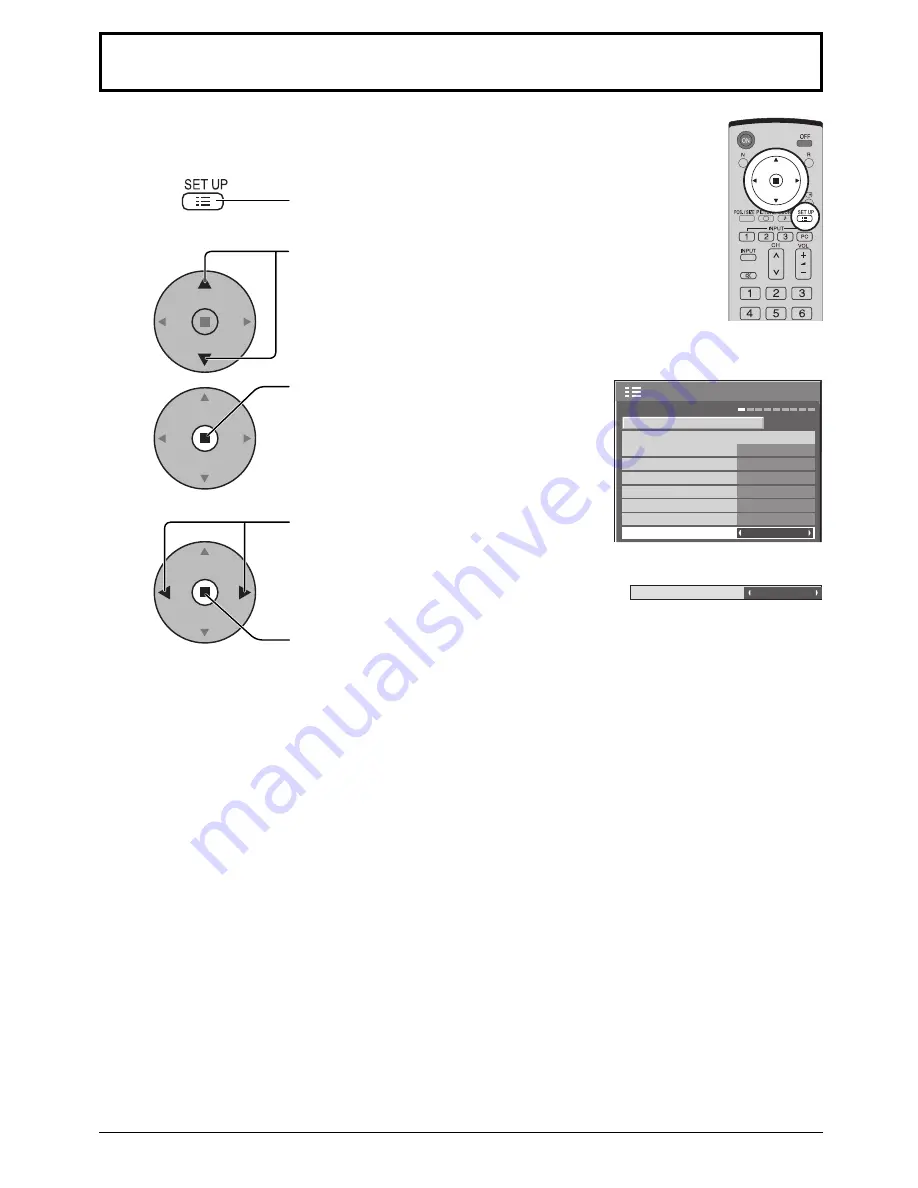 Panasonic TH-42PS10RK Operating Instructions Manual Download Page 50