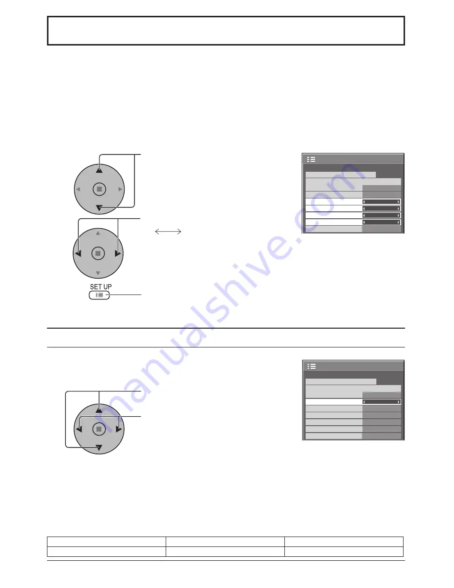 Panasonic TH-42PS9BK Operating Instructions Manual Download Page 31