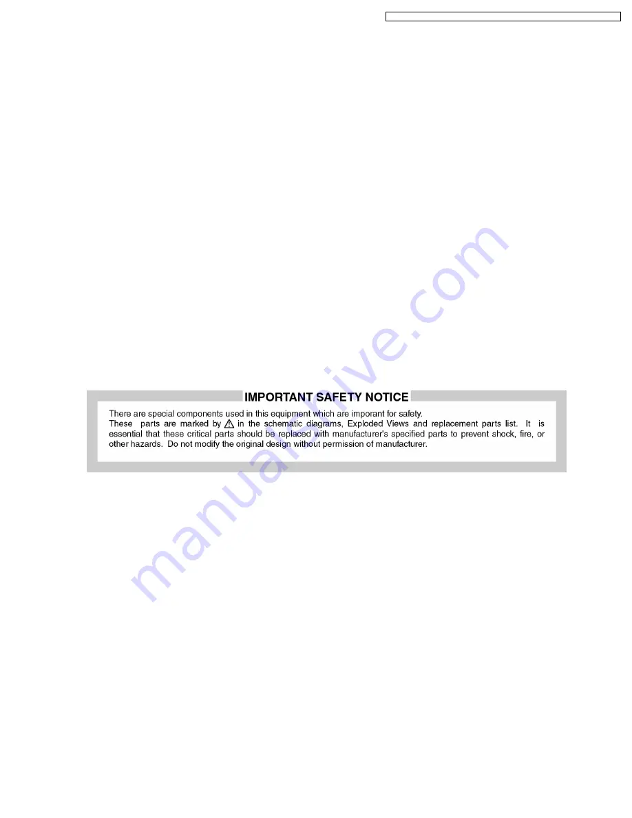 Panasonic TH-42PW6EX Service Manual Download Page 5