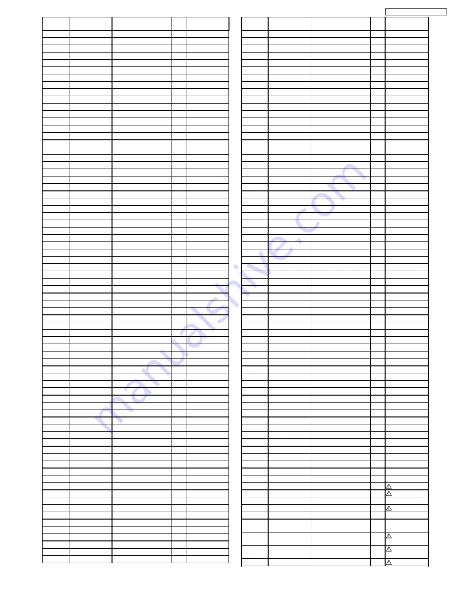 Panasonic TH-42PX50UA Service Manual Download Page 25