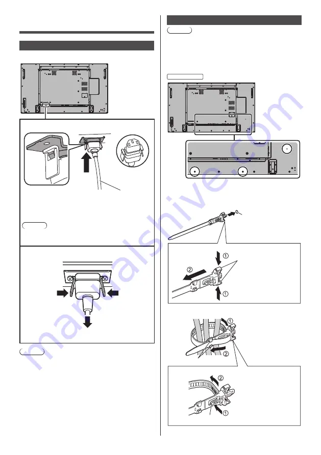 Panasonic th-49lf8w Operating Instructions Manual Download Page 12