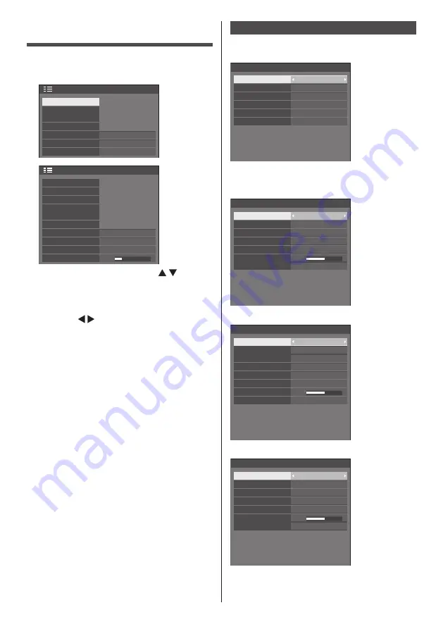 Panasonic th-49lf8w Operating Instructions Manual Download Page 43