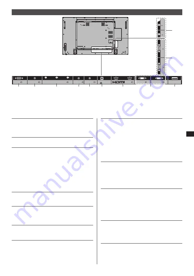 Panasonic TH-49SF1HU Operating Instructions Manual Download Page 13