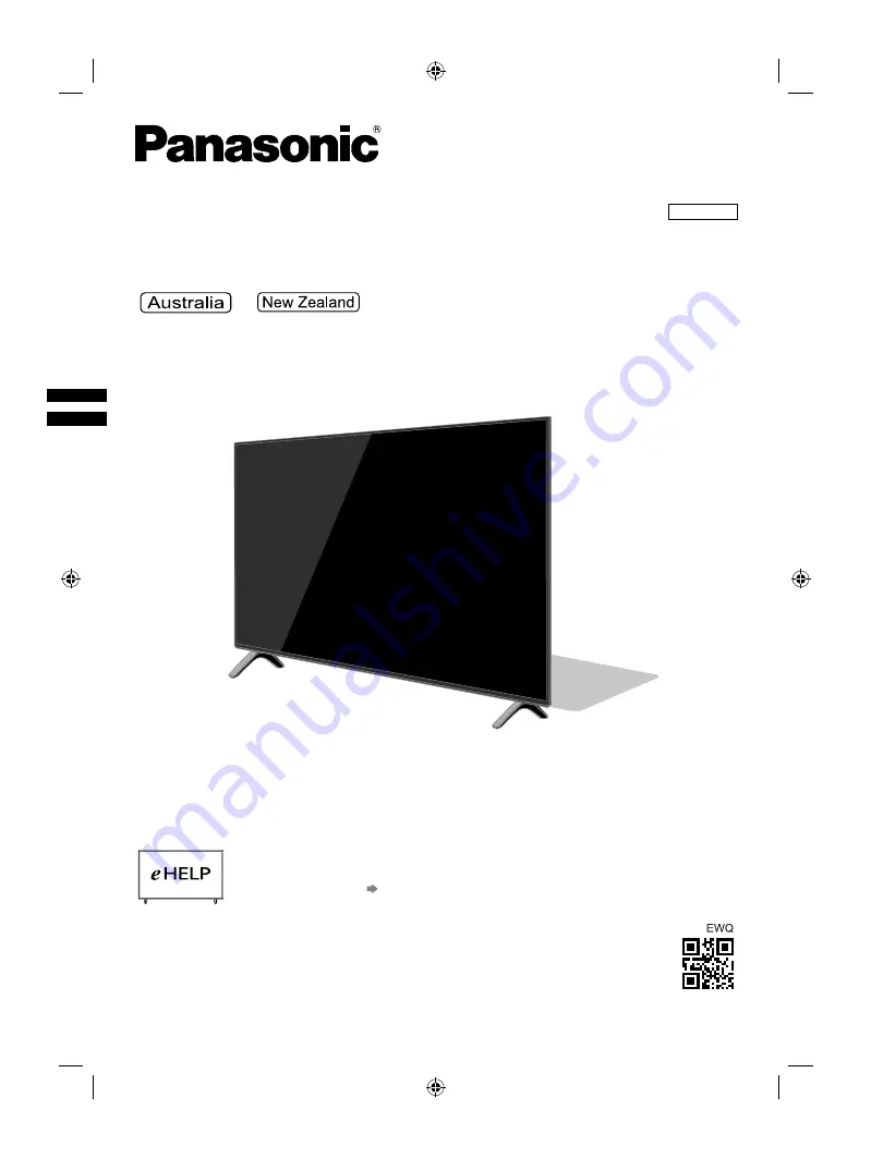 Panasonic TH-55GX740A Operating Instructions Manual Download Page 1