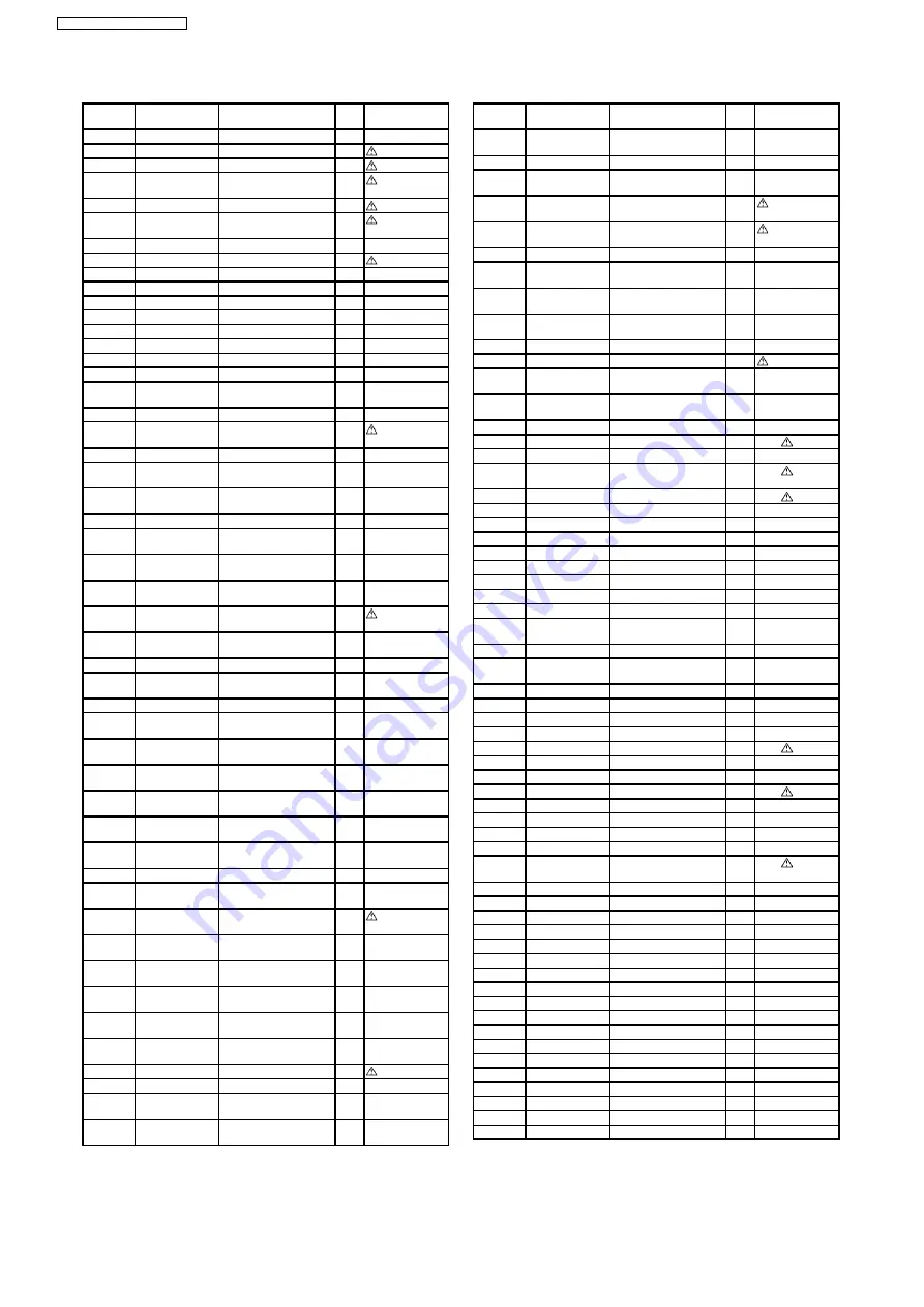 Panasonic TH-58PH10EK Service Manual Download Page 124