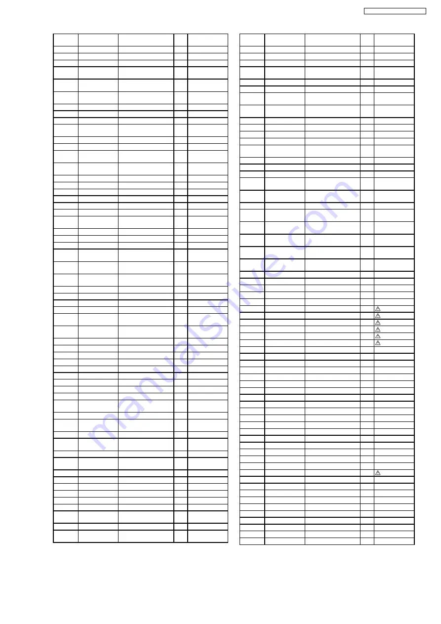 Panasonic TH-58PH10EK Service Manual Download Page 129