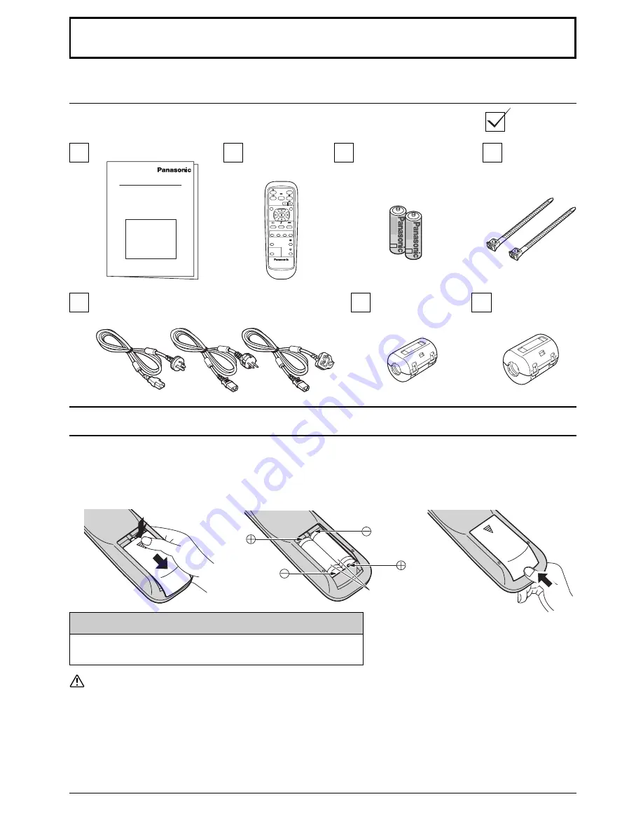 Panasonic TH-65PHD7W Operating Instructions Manual Download Page 7