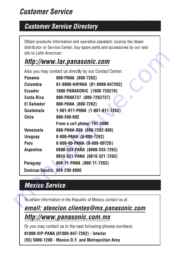 Panasonic TH-80SF2HU Operating Instructions Manual Download Page 26