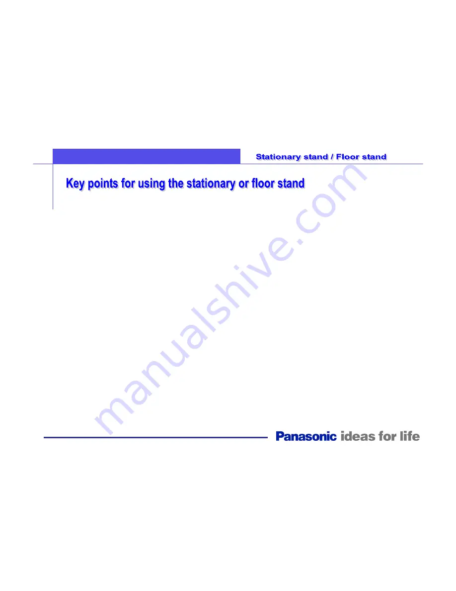 Panasonic TH-85PF12UK Installation Manual Download Page 6