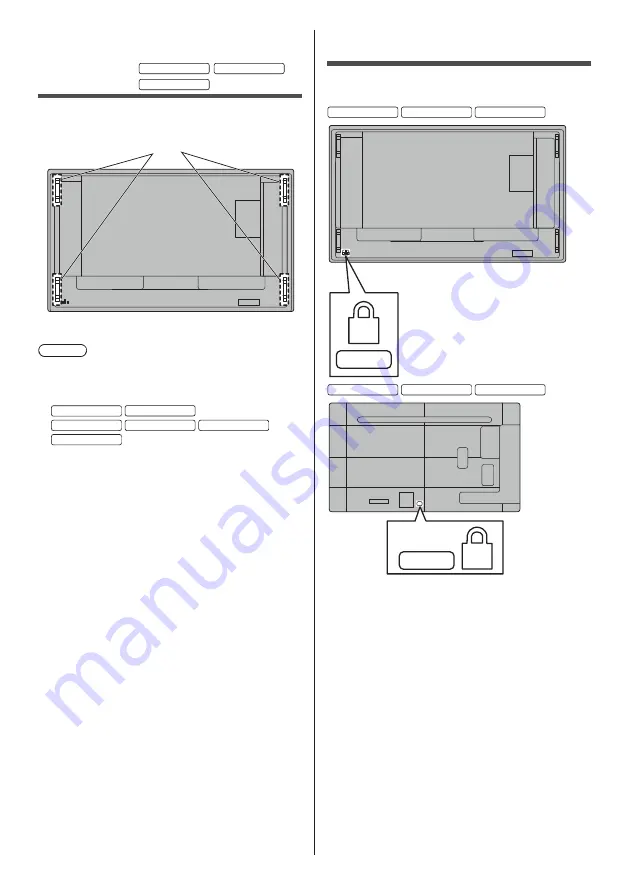 Panasonic TH-86CQ2U Operating Instructions Manual Download Page 14