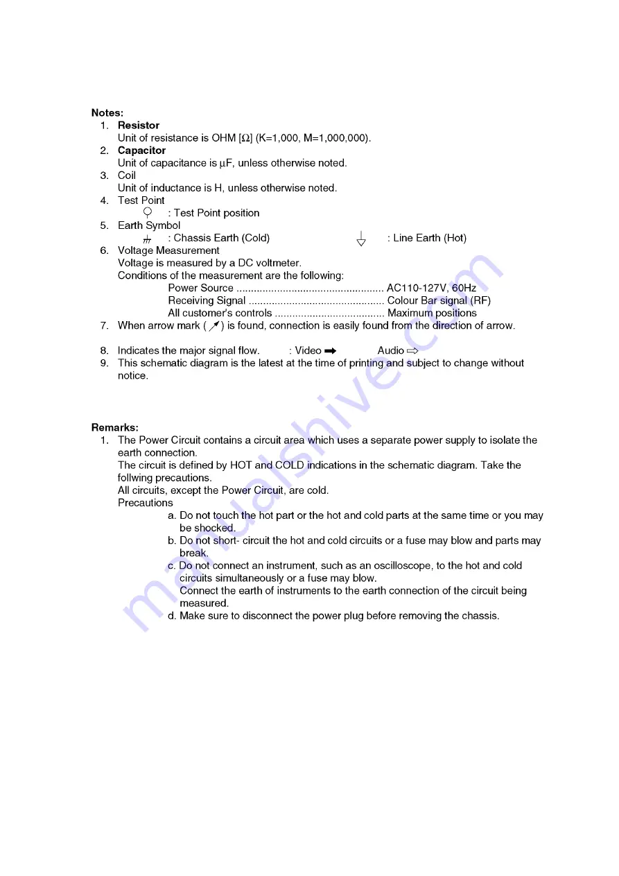 Panasonic TH-L32A20R Service Manual Download Page 39