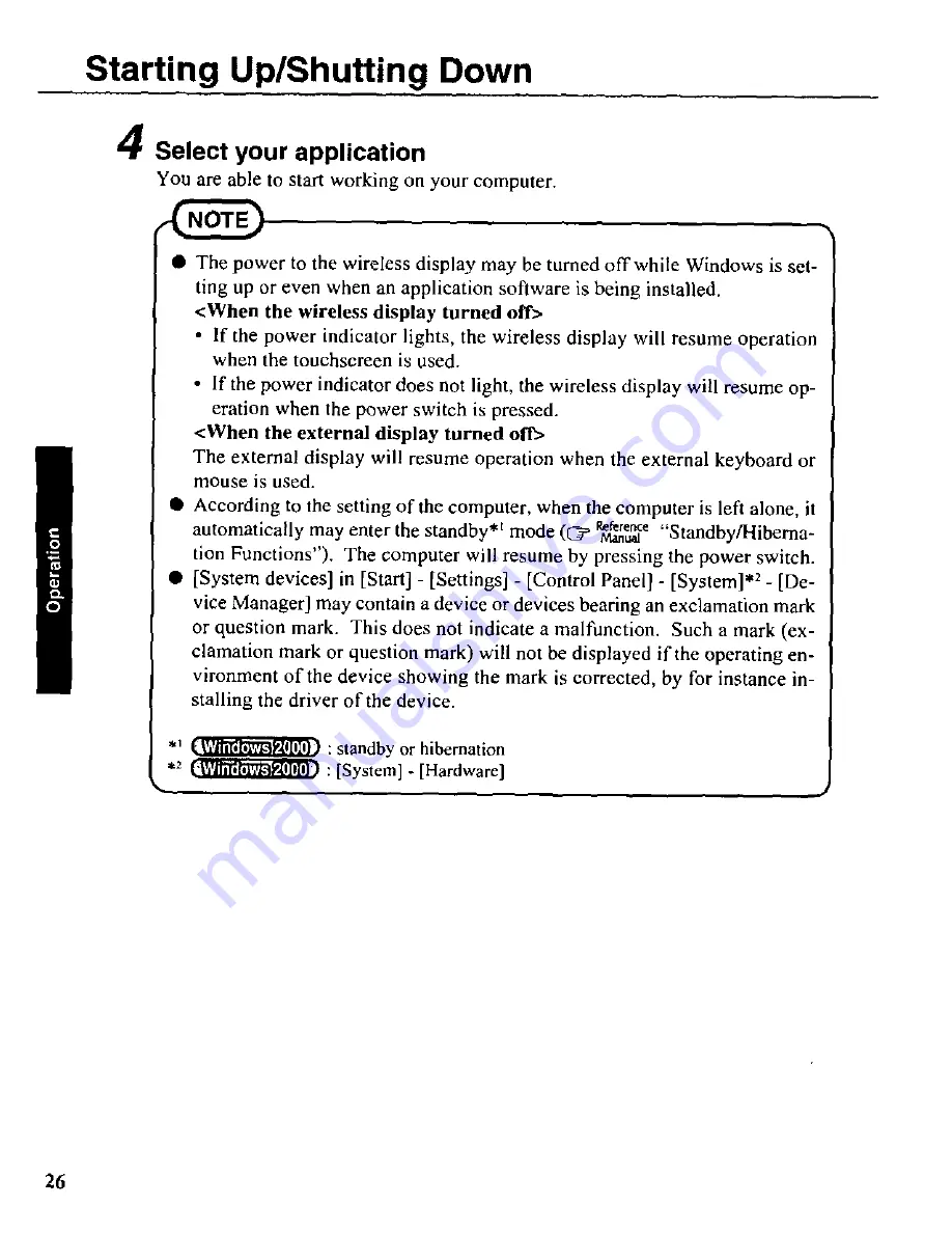 Panasonic Toughbook CF-07LZ5ZYEM User Manual Download Page 26