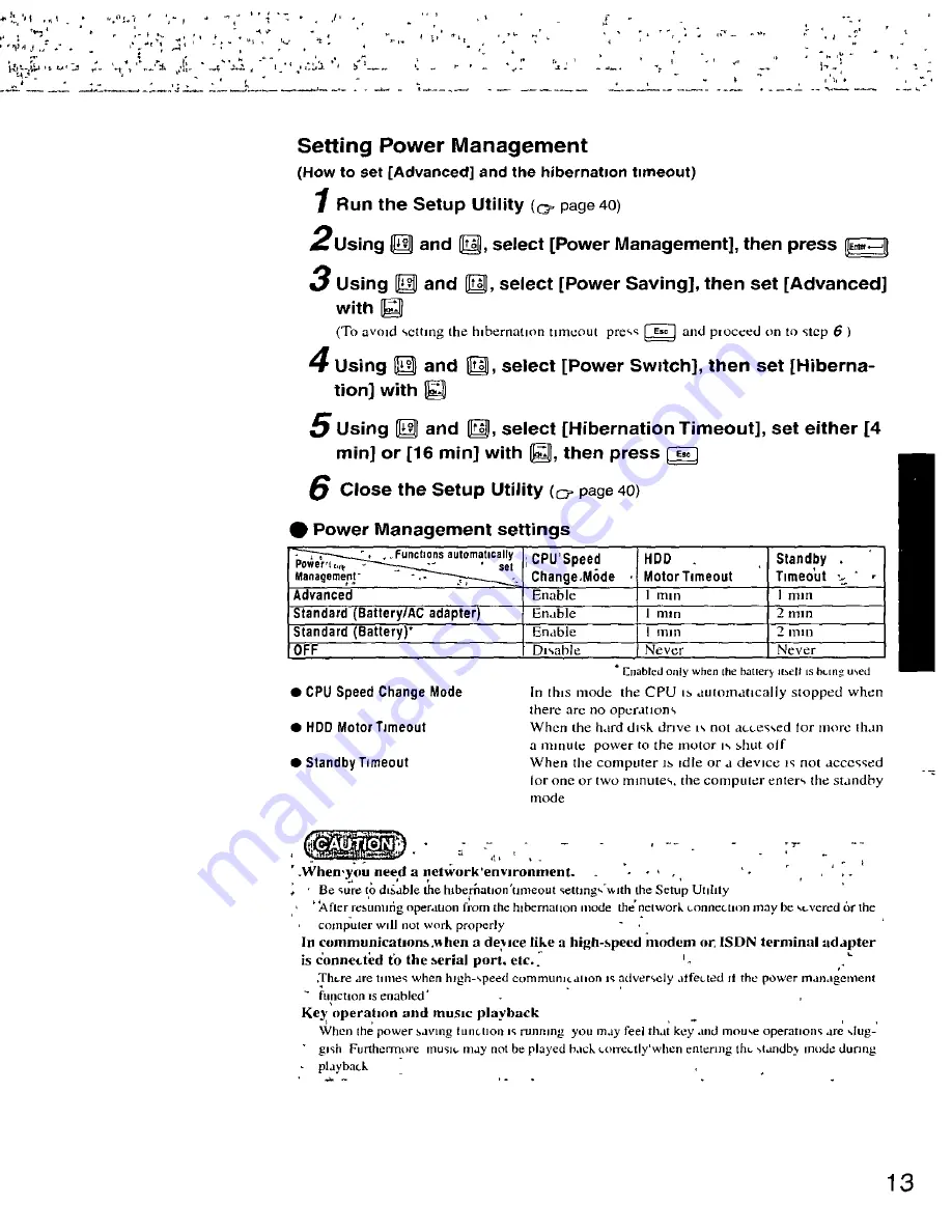 Panasonic Toughbook CF-25LJF8EAM Скачать руководство пользователя страница 13