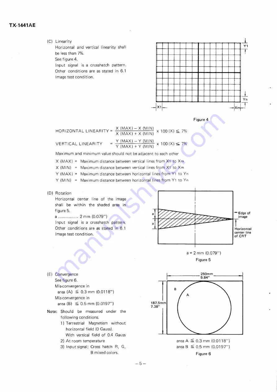 Panasonic TX-1441AE Service Manual Download Page 6