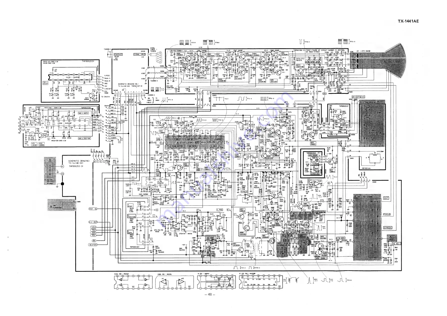 Panasonic TX-1441AE Service Manual Download Page 49