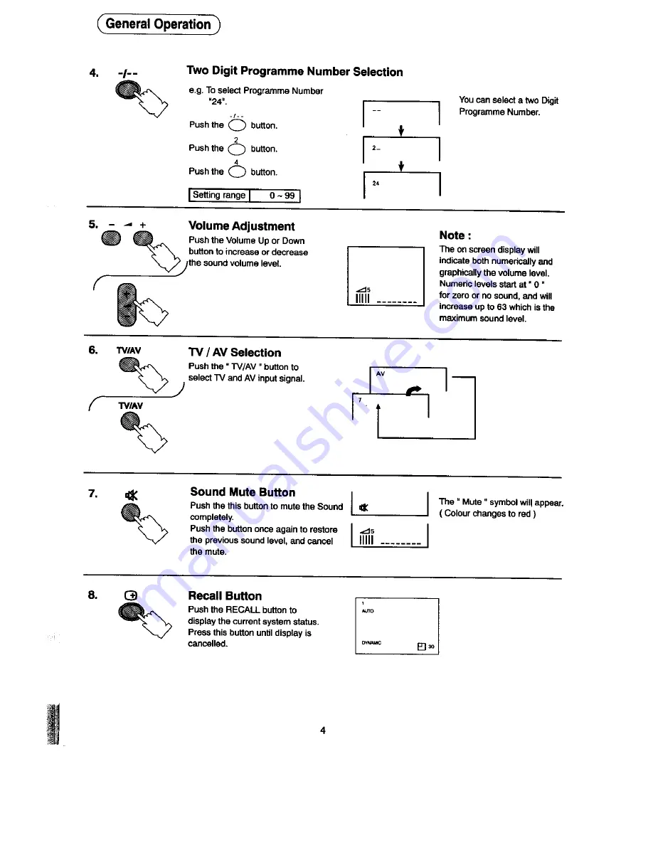 Panasonic TX-14ST15M Operating Instructions Manual Download Page 5