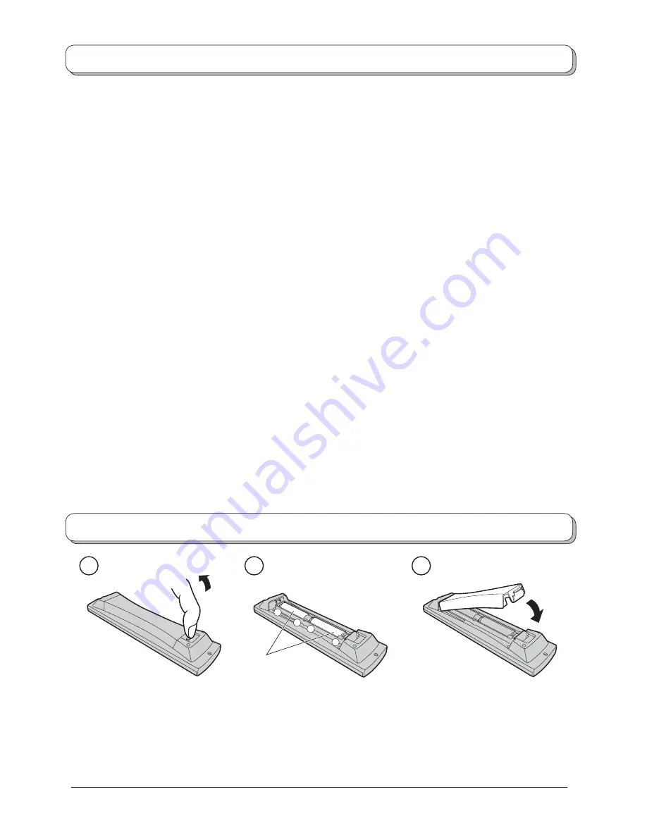 Panasonic TX-26LE60PM Operating Instructions Manual Download Page 3