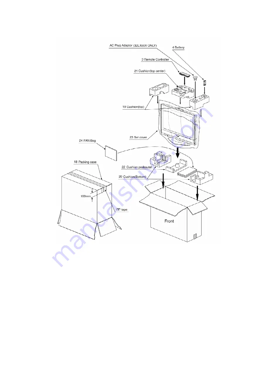 Panasonic TX-32LX60M Service Manual Download Page 35