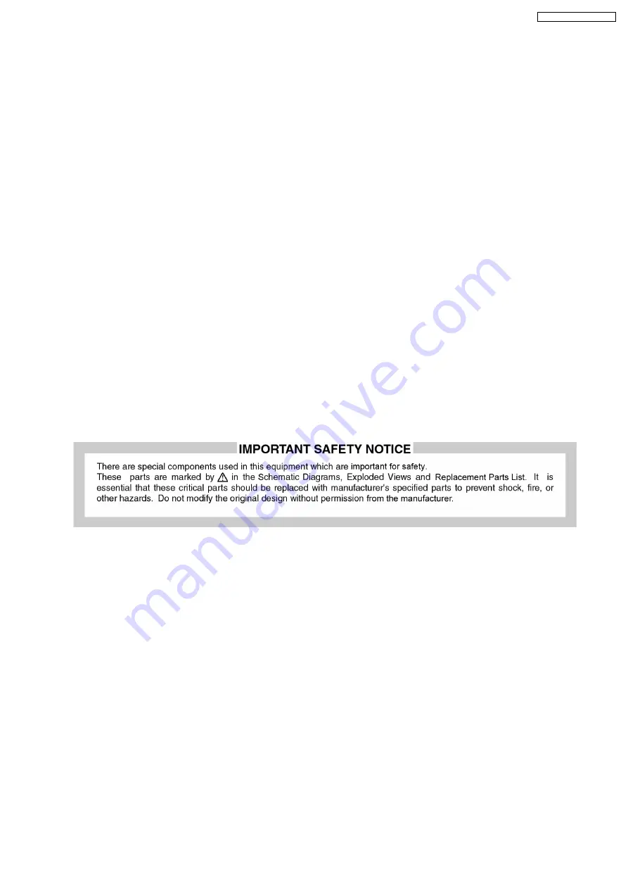 Panasonic TX-32LX800M-MALAYSIA Service Manual Download Page 5