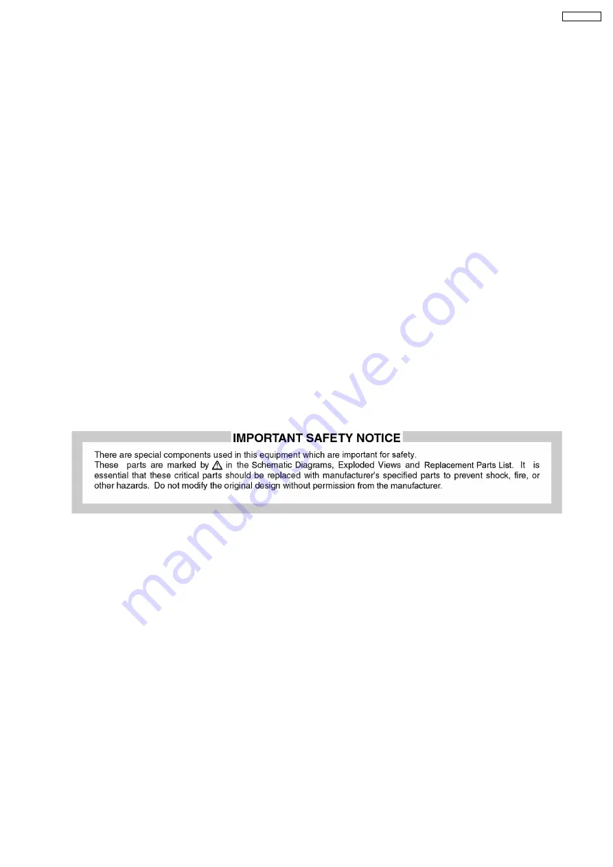 Panasonic TX-32LX80Y Service Manual Download Page 5