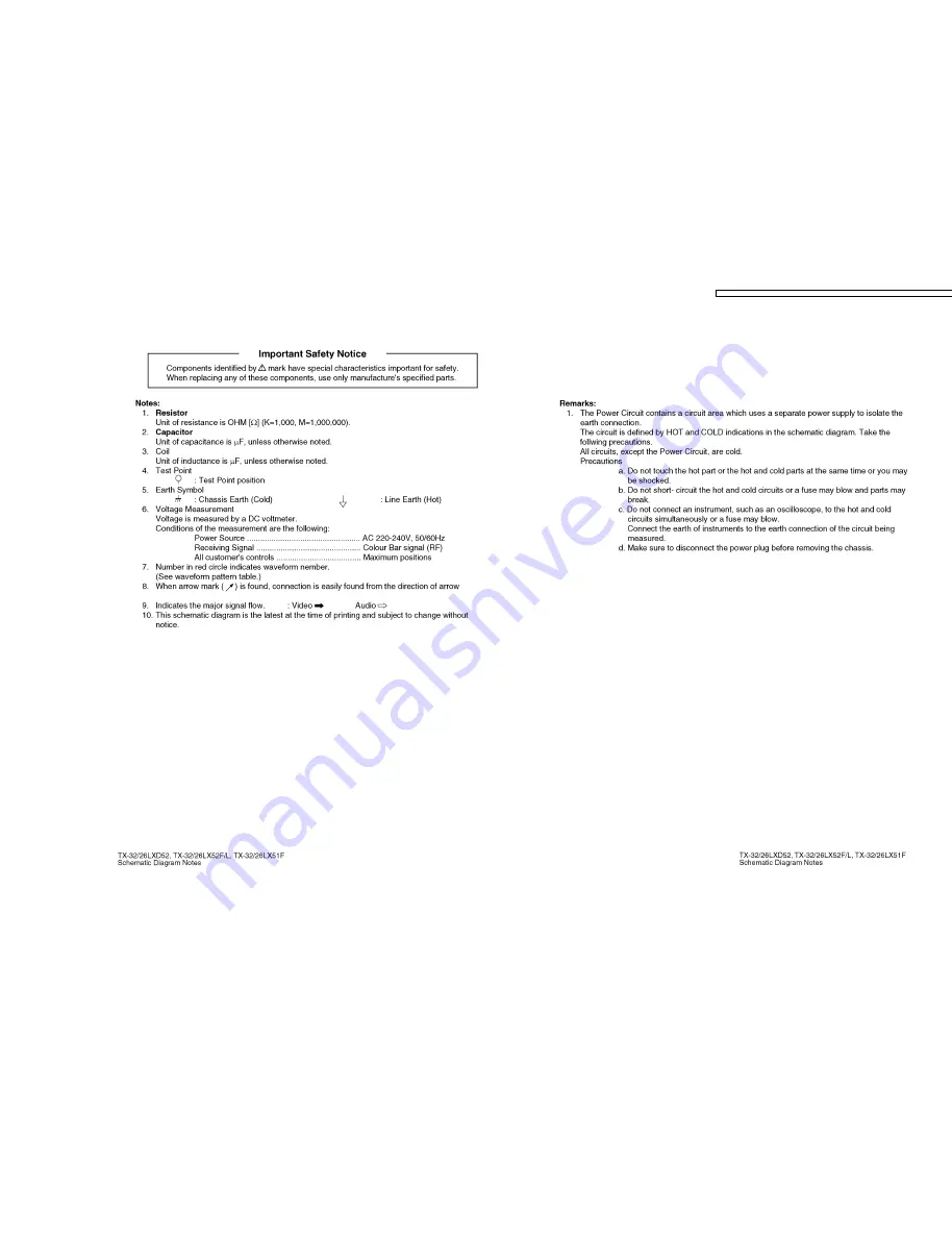 Panasonic TX-32LXD52 Service Manual Download Page 31