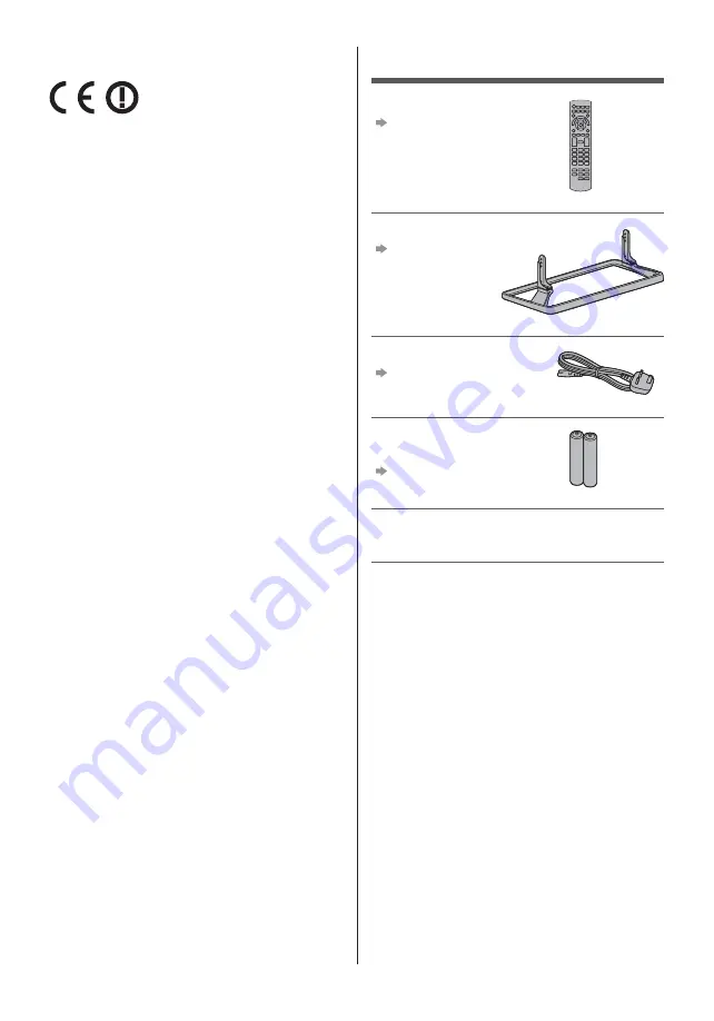 Panasonic TX-42AS520B Operating Instructions Manual Download Page 6