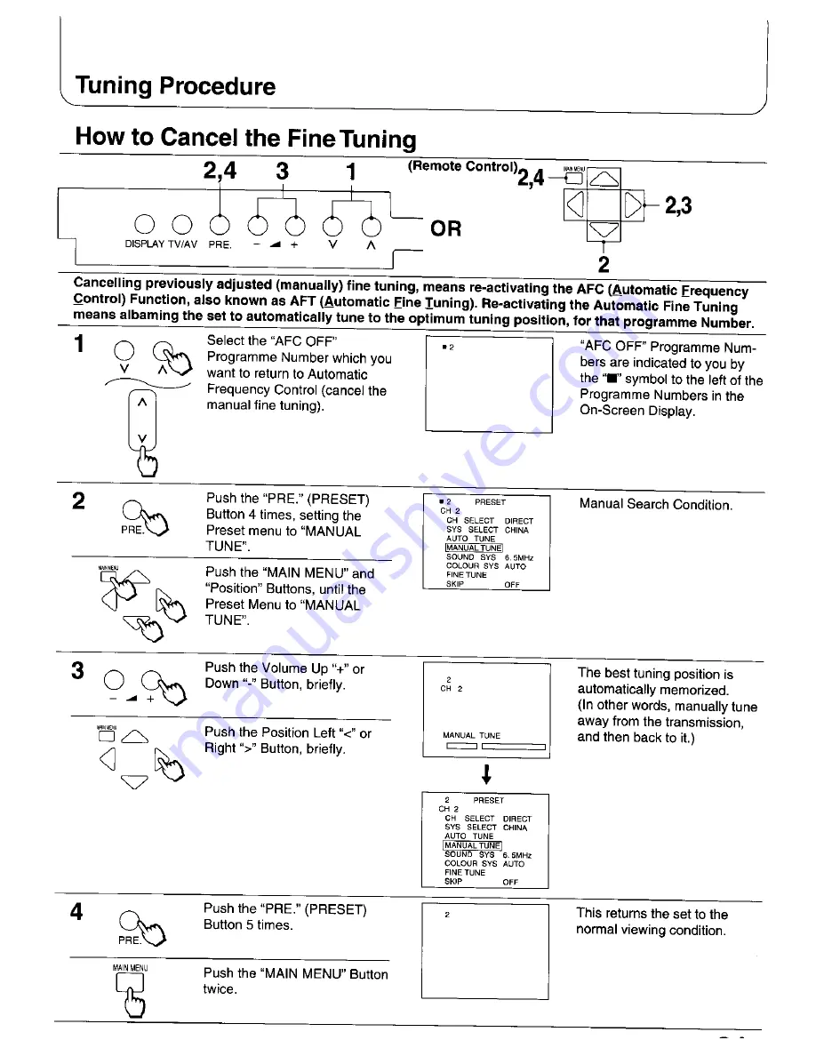 Panasonic TX-43GF85 series Operating Instructions Manual Download Page 31