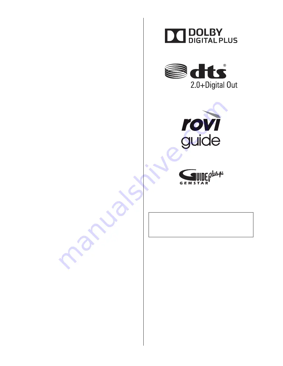 Panasonic TX-50AS520E Operating Instructions Manual Download Page 2