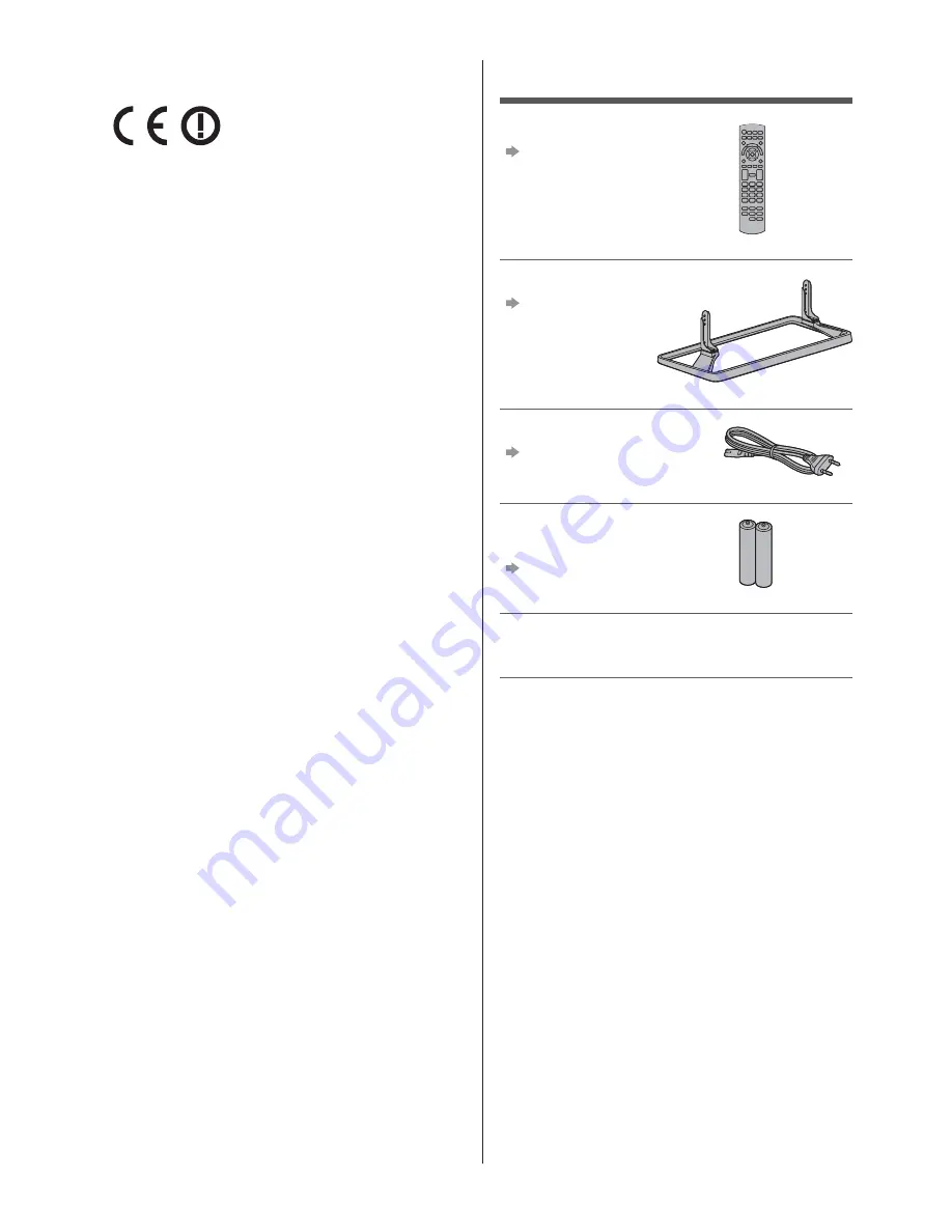 Panasonic TX-50AS520E Operating Instructions Manual Download Page 6