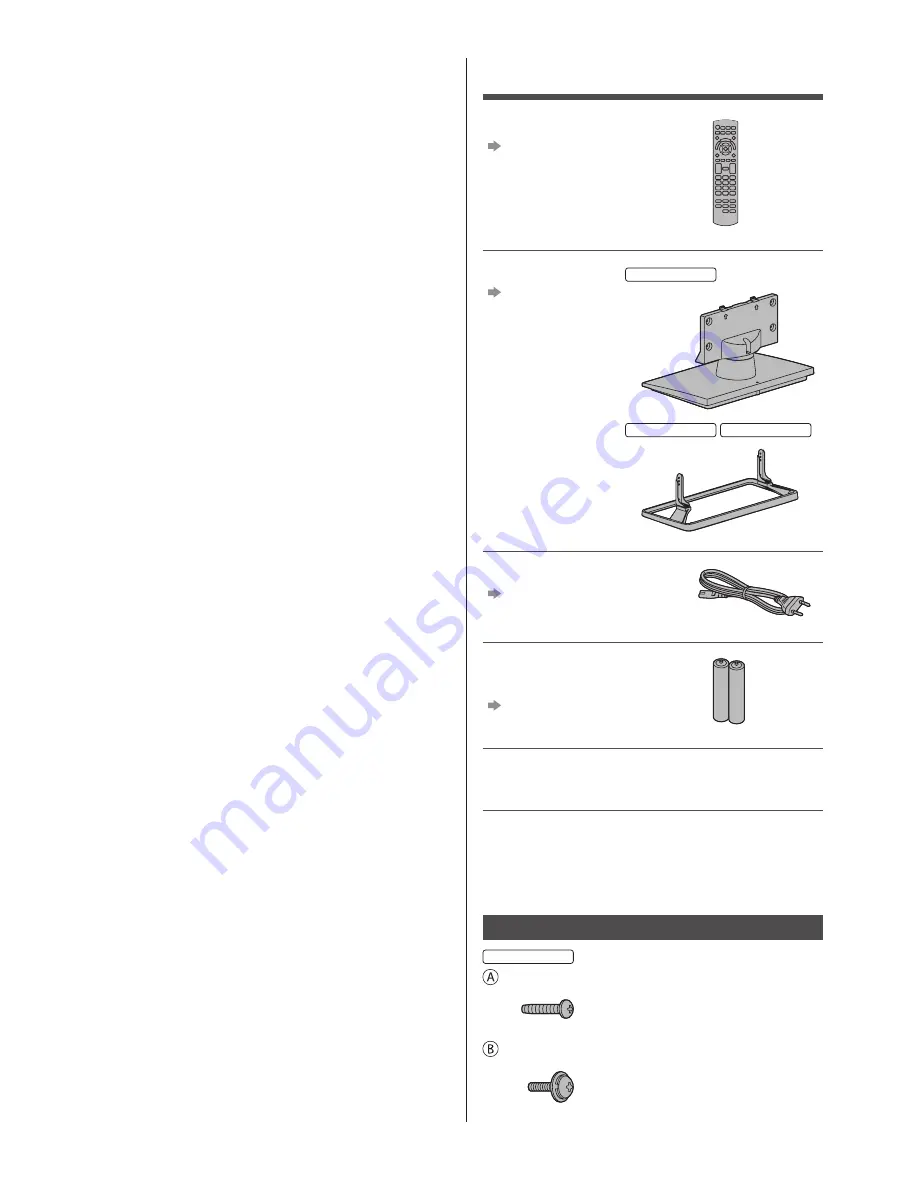 Panasonic TX-50ASX603 Operating Instructions Manual Download Page 6