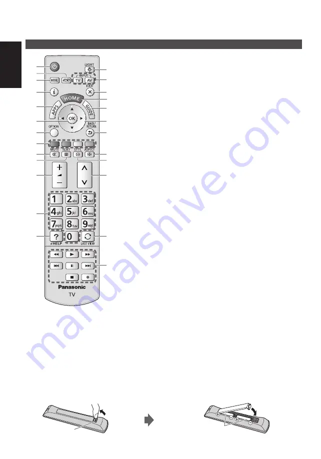 Panasonic TX-L55DT60E Operating Instructions Manual Download Page 14