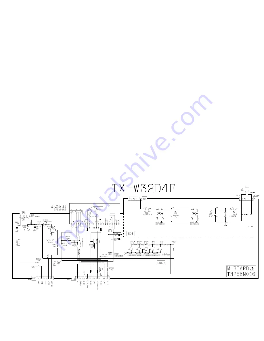 Panasonic TX-W32D4F Service Manual Download Page 35