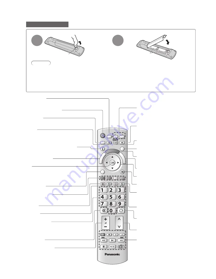 Panasonic TXL37D28EW Operating Instructions Manual Download Page 8