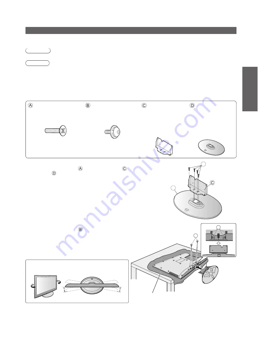 Panasonic TXL42D25 Operating Instructions Manual Download Page 7