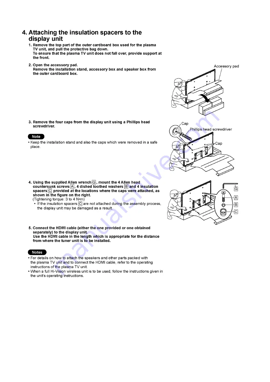 Panasonic TY-WK5P1SW Service Manual Download Page 6