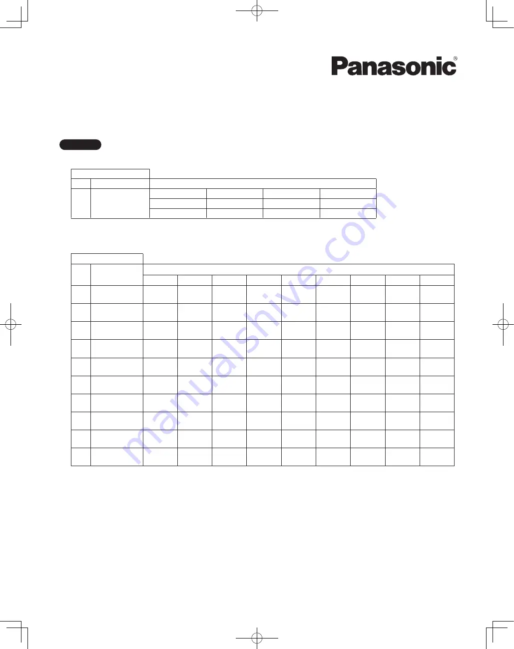 Panasonic U-72ME2U94 Installation Instructions Manual Download Page 1