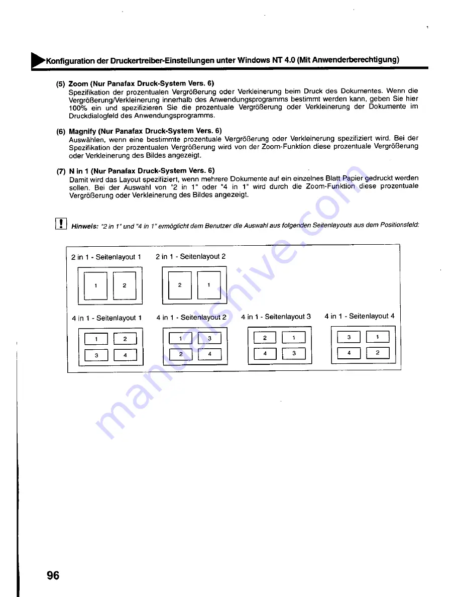 Panasonic UF 890 - Panafax B/W Laser User Manual Download Page 98