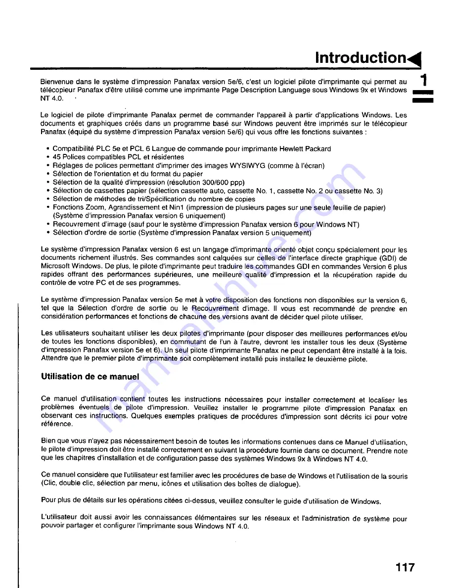 Panasonic UF 890 - Panafax B/W Laser User Manual Download Page 119